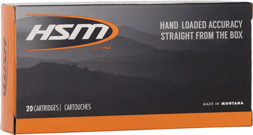 HSM 6.5 Remington Mag MATCH 140gr Solid Ammo