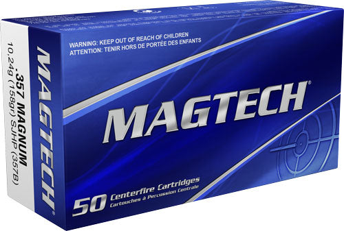 Magtech .357 Magnum 158gr SJHP Ammo