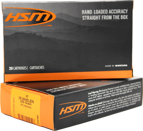 HSM .35 Whelen 200gr JSP Ammo
