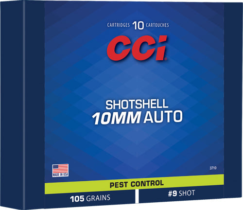 CCI 10mm Auto Pest Control #9 shot 105gr Shot Shell Ammo