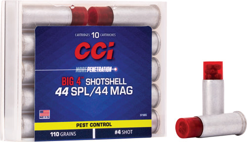 CCI .44 Special/Magnum Big 4 Shotshell 110gr #4 Shot
