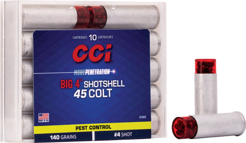 CCI .45 Long Colt Big 4 Shotshell 140gr #4 Shot