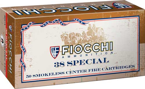 Fiocchi 38CA Cowboy Action Lead Flat Point 158 Grain .38 Special 640 fps