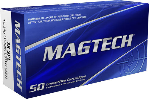 Magtech .38 Special Range/Training 158gr Wadcutter Ammo