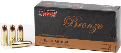 PMC .38 Super Bronze 130gr FMJ Ammo