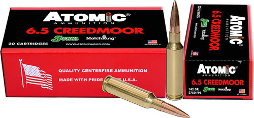 Atomic 404 Match Hollow Point Match 142 Grain 6.5mm Creedmoor 2750 fps