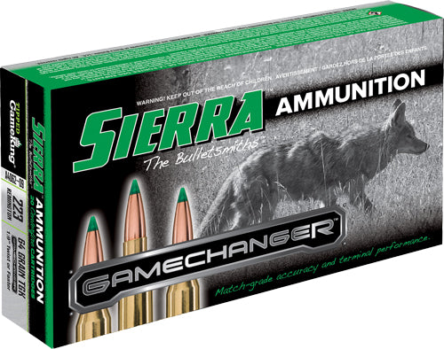 Sierra .223 Remington GameChanger 64gr PolyTip Ammo