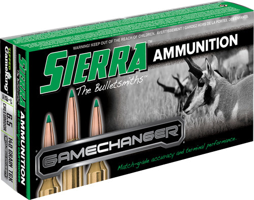 Sierra 6.5 Creedmoor GameChanger 140gr Tipped GameKing Ammo