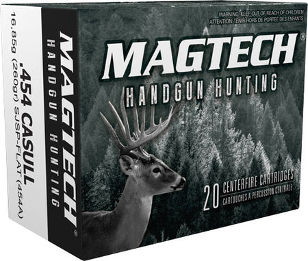 Magtech .454 Casull 260gr SJSP Flat Ammo