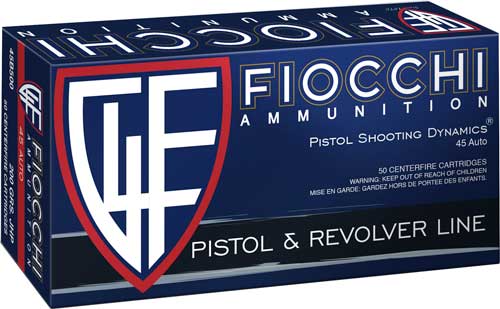 Fiocchi .45 ACP Defense Dynamics 200gr JHP Ammo