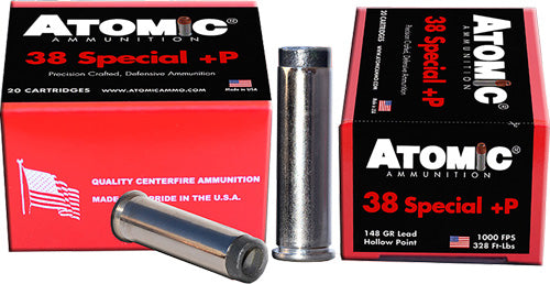 Atomic .38 Special 148gr Lead HP Ammo
