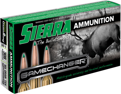 Sierra .308 Win GameChanger 165gr Tipped GameKing Ammo