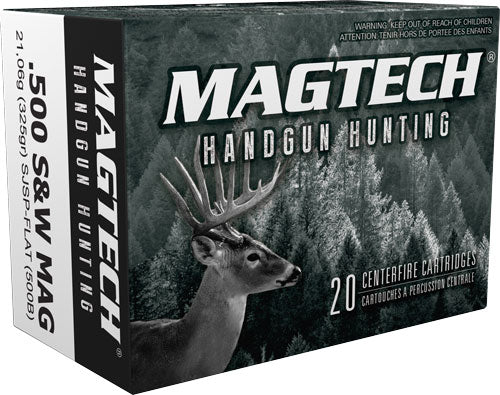 Magtech .500 S&W Mag 325gr SJSP Flat Ammo