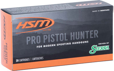 HSM .500 S&W Mag Pro Pistol 400gr JSP Ammo