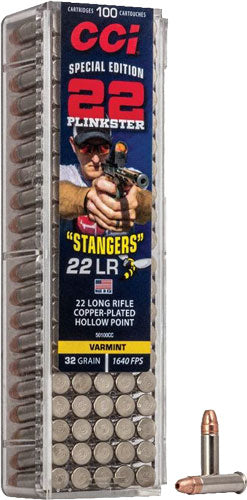 CCI .22 Long Rifle Stangers 32gr JHP Ammo