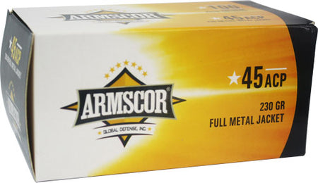 Armscor .45 ACP 230gr FMJ Ammo - Value Pack 100 Rounds