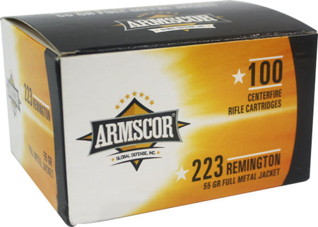 Armscor .223 Remington 55gr FMJ Ammo