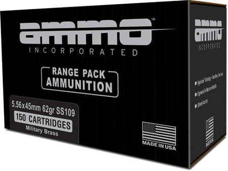 Ammo Inc 5.56x45mm NATO Signature SS109 62gr FMJ Ammo