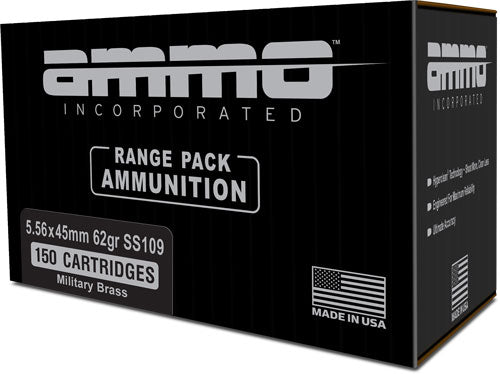 Ammo Inc 5.56x45mm NATO Signature SS109 62gr FMJ Ammo