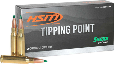 HSM HSM65Creedmoor7N Tipping Point Sierra GameChanger Polymer Tip 140 Grain 6.5mm Creedmoor