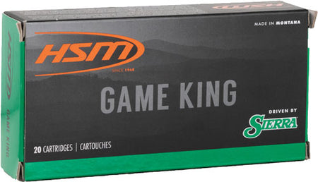 HSM GameKing Rifle Ammunition 6.5 Grendel 120gr PSP 2557 fps