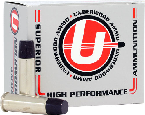 Underwood Ammo 720 Flat Nose Gas Check Black Cherry Coated Hard Cast 180 Grain .357 Magnum