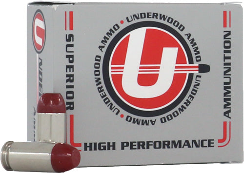 Underwood Ammo 727 Flat Nose +P Black Cherry Coated Hard Cast 255 Grain .45 ACP/Auto