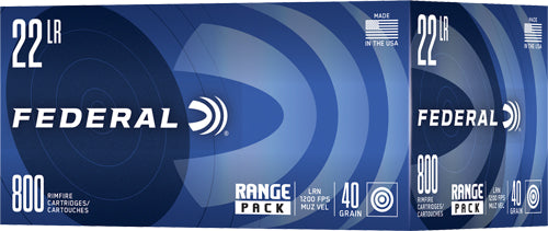 Federal .22 LR Champion Training Range Pack 40gr LRN Ammo