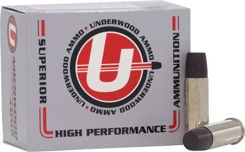 Underwood Ammo 743 Flat Nose Gas Check +P+ Black Cherry Coated Hard Cast 340 Grain .44 Magnum