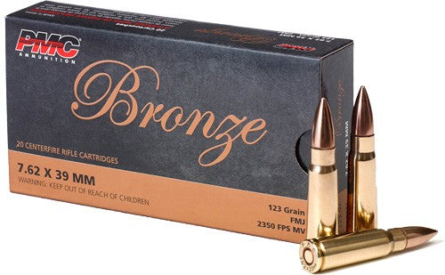 PMC 7.62x39mm Bronze 123gr FMJ Ammo
