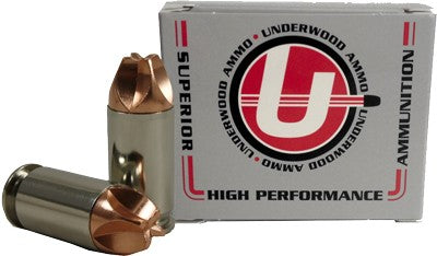 Underwood Ammo 844 Xtreme Defender +P COPPER SOLID Monolithic 135 Grain .45 ACP/Auto