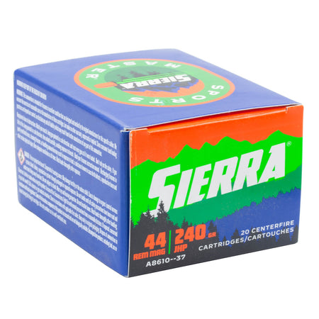 Sierra .44 Rem Mag Sports Master 240gr JHP Ammo