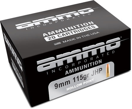 Ammo Inc 9mm Luger Signature 115gr JHP Ammo
