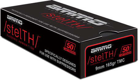 Ammo Inc 9mm Luger stelTH 165gr TMC Ammo
