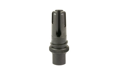 Advanced Armament Corp Blackout, Flash Hider, 556NATO, 1/2X28 Thread Pitch, Fits 51T Mount For 13.7"/13.9" Barrels, SCARmor Finish, Black, Polymer Witness Block 65035