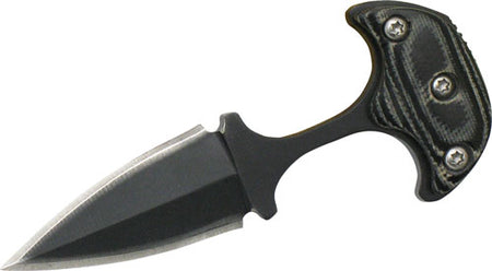 ABKT ELITE NECK KNIFE 1.25" BLADE W/ SHEATH & NECK CHAIN