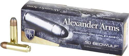 Alexander Arms .50 Beowulf 400gr FP Ammo