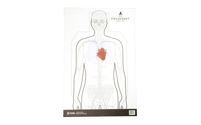 Action Target Fieldcraft Survival Double Sided Training Target, Multi Color, 23"x35", 100 Per Box FLDC-P-100