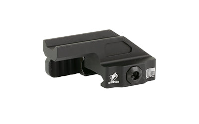 American Defense Mfg. AD-B2, Quick Detach Mount, 1.64" Height, Fits Trijicon ACOG, Anodized Finish, Black AD-B2-M-STD