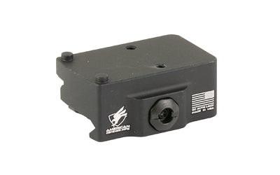 American Defense Mfg. AD-RMR, Quick Detach Mount, Right Hand Lever, Low, Fits Trijicon RMR, Anodized Finish, Black AD-RMR-LW-L-RH-STD