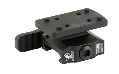 American Defense Mfg. Lightweight TR, Quick Detach Mount, Co-Witness, RMSc Footprint, Anodized Finish, Black AD-TR-LW-10-STD