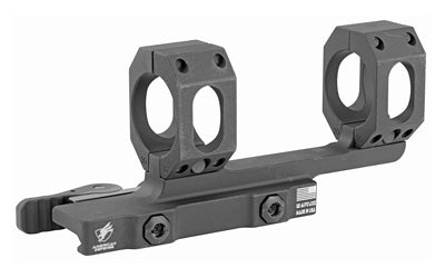 American Defense Mfg. AD-RECON Scope Mount, Dual Quick Detach,  Vertical Spit Rings, 2" Offset, 30MM, Standard Height, TAC Aluminum Levers, Black AD-RECON-30-TAC