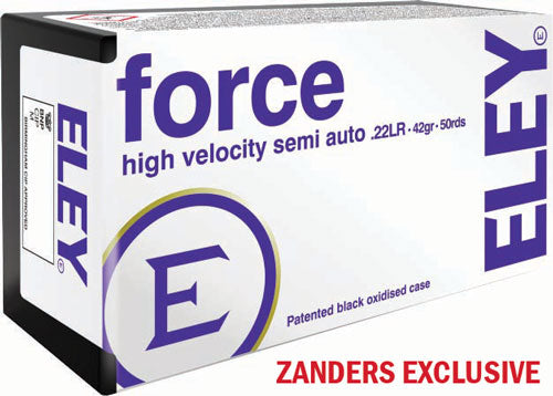 Eley .22 Long Rifle Force 42gr Solid Ammo
