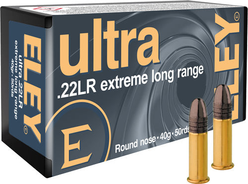 Eley .22 Long Rifle Ultra Extreme Long Range 40gr Solid Ammo