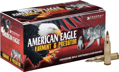 Federal .223 Remington American Eagle 50gr JHP Ammo