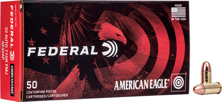 Federal .25 ACP American Eagle 50gr FMJ Ammo