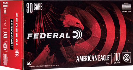 American Eagle AE30CB  Full Metal Jacket 110 Grain .30 Carbine
