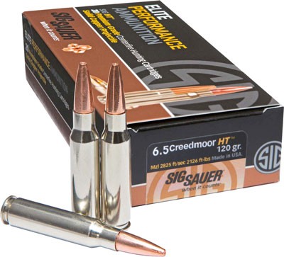 Sig Sauer E65CM120 Elite Performance Marksman Open Tip Match 140 Grain 6.5mm Creedmoor 2690 fps