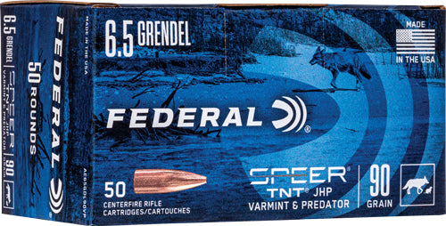 Federal 6.5mm Grendel American Eagle Varmint & Predator 90gr JHP Ammo