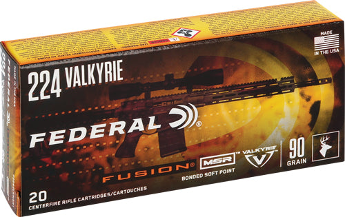 Federal .224 Valkyrie MSR Fusion SP Ammo